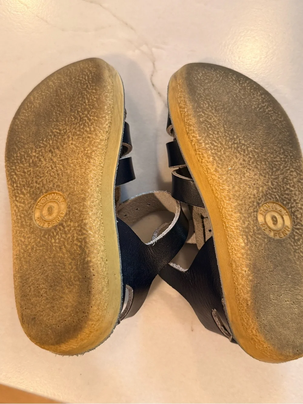 Saltwater sandals 9